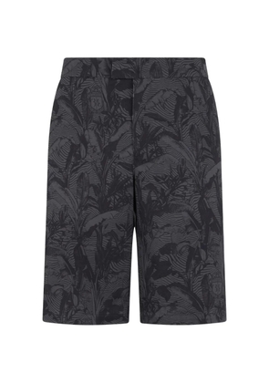 Billionaire palms-print shorts - Grey