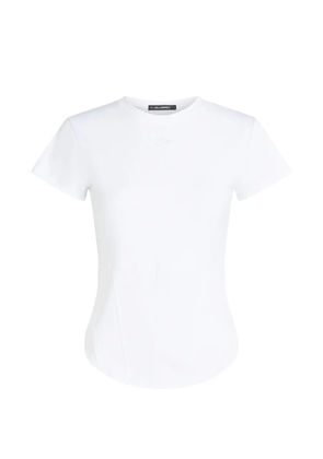 Karl Lagerfeld corset-style T-shirt - White
