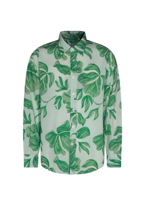 Altea floral-print shirt - Green