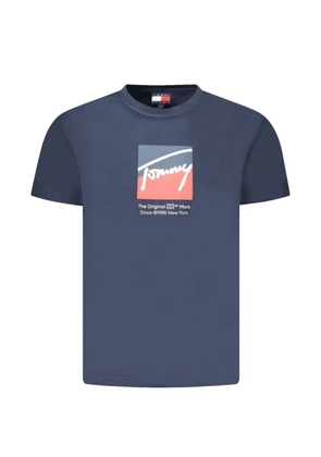 Tommy Hilfiger logo-print T-shirt - Blue