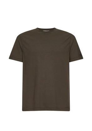 MC2 Saint Barth embroidered-sleeve cotton T-shirt - Green