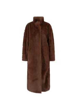 The Frankie Shop Ravello faux-fur coat - Brown