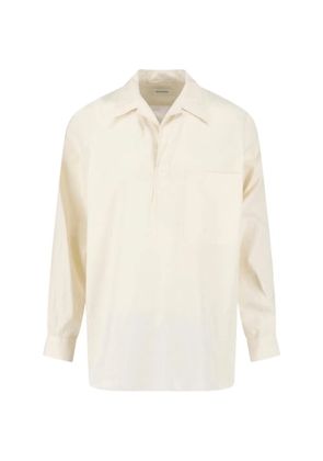 Kaptain Sunshine patch-pocket shirt - Neutrals