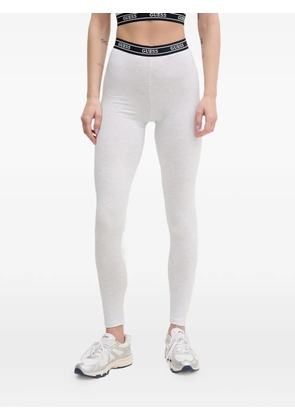 GUESS USA logo-waistband leggings - Grey