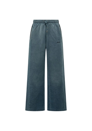 Off-White Arrow logo-detail track pants - Blue