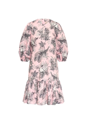 MAISON COMMON animal-print mini dress - Pink