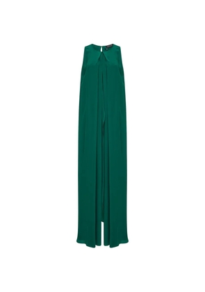 Gianluca Capannolo pleated sleeveless maxi dress - Green