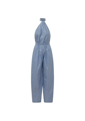 THE ANDAMANE Amber striped jumpsuit - Blue