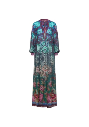 Pierre-Louis Mascia Tetris floral-print maxi dress - Green