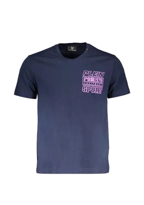 Plein Sport logo-print T-shirt - Blue