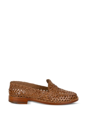 Zolfo interwoven loafers - Brown