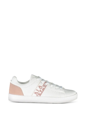 Napapijri logo-print sneakers - White