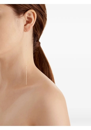 Shihara Construction Lines chain-link earring - Gold