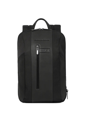 PIQUADRO expandable slim backpack - Black