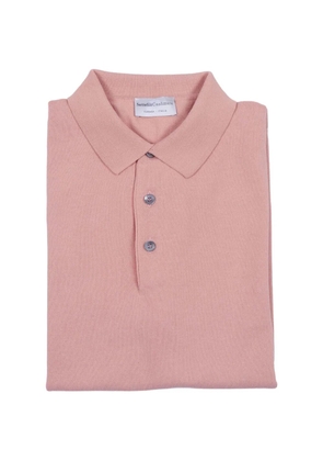 Settefili Cashmere buttoned polo shirt - Pink