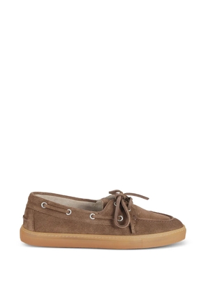 Copenhagen Studios suede lace-up loafers - Brown