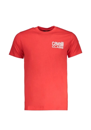 Cavalli Class logo-print T-shirt - Red