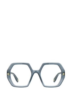 Marc Jacobs geometric-frame glasses - Blue
