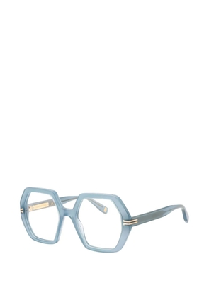 Marc Jacobs geometric-frame glasses - Blue