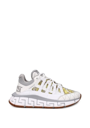 Versace Odissea leather sneakers - White
