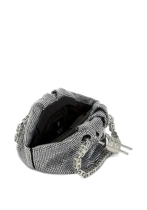 Givenchy mini Kenny crystal-embellished shoulder bag - Silver