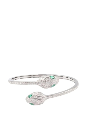 Bvlgari Pre-Owned Serpenti Seduttori Emerald bracelet - Silver
