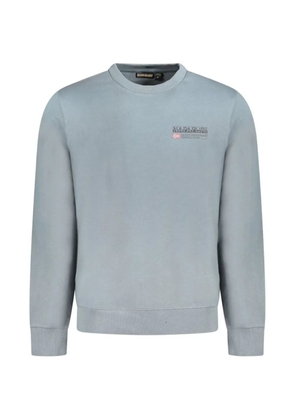 Napapijri logo-print crew-neck sweatshirt - Grey