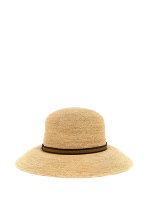 Borsalino Colombia raffia crochet hat - Neutrals