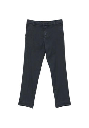 DONDUP logo-plaque trousers - Blue