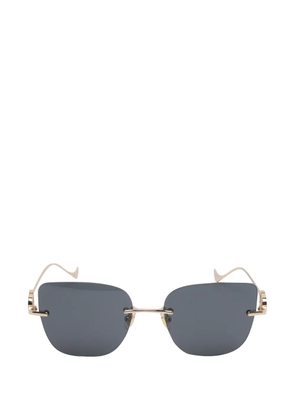 VALENTINO GARAVANI EYEWEAR VLogo Signature square-frame sunglasses - Gold