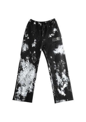 MM6 Maison Margiela tie-dye track pants - Black