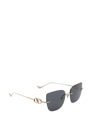 VALENTINO GARAVANI EYEWEAR VLogo Signature square-frame sunglasses - Gold