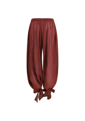 THE ANDAMANE Noor tie-cuff trousers - Red