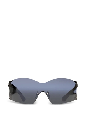 GANNI studded-detail sunglasses - Black