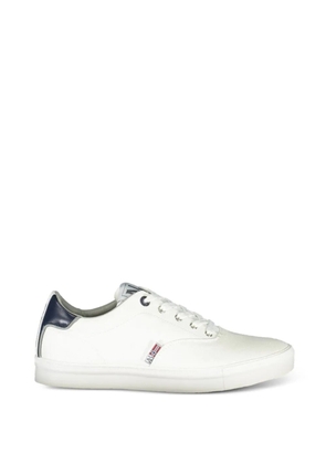 Napapijri logo-patch low-top sneakers - White