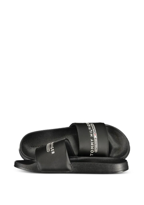 Tommy Hilfiger logo-print sandals - Black