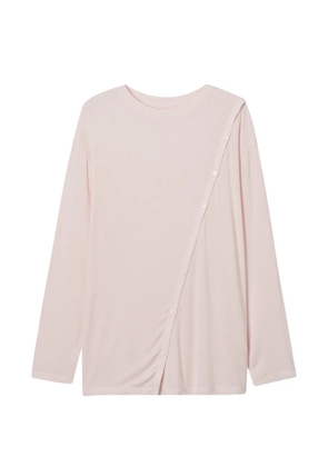 b+ab buttoned long-sleeve top - Pink