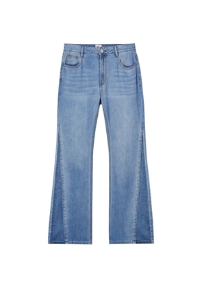 b+ab panelled jeans - Blue