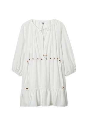 b+ab beaded tiered dress - White