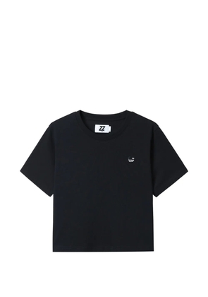 izzue logo-detail T-shirt - Black