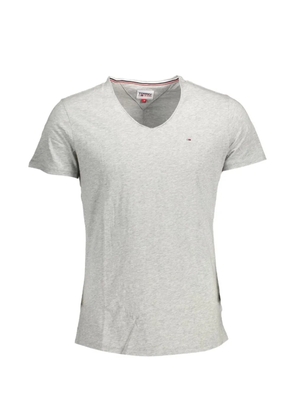 Tommy Jeans V-neck cotton t-shirt - Grey
