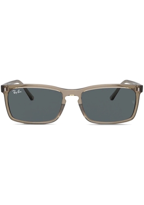 Ray-Ban rectangle-frame sunglasses - Brown