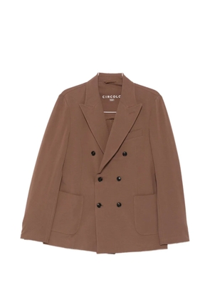 Circolo 1901 double-breasted blazer - Brown