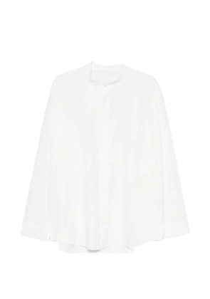 Homme Plissé Issey Miyake band-collar shirt - White