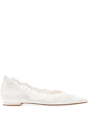 Gianvito Rossi Evie ballerina shoes - White