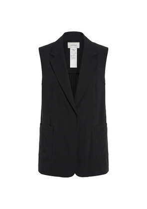 Sportmax sleeveless patch-pocket jacket - Black