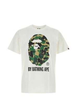 A BATHING APE® White cotton ABC Camo t-shirt
