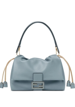 FENDI Mamma Baguette drawstring shoulder bag - Blue