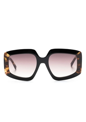 MISSONI EYEWEAR butterfly-frame tortoiseshell-effect sunglasses - Brown