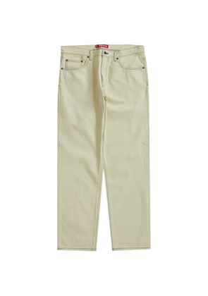Supreme bleached straight-leg jeans - Neutrals